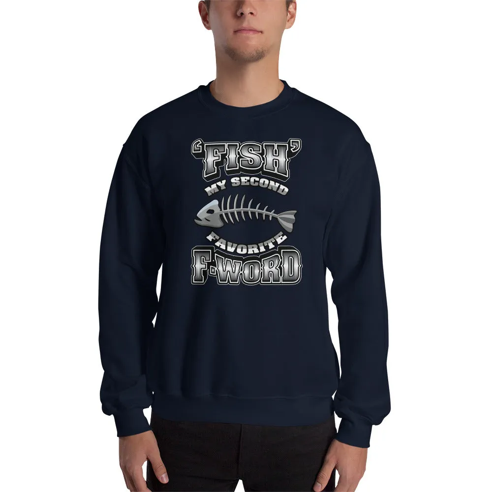 Bengali Unisex Heavy Blend Crewneck Sweatshirt - F for Fish