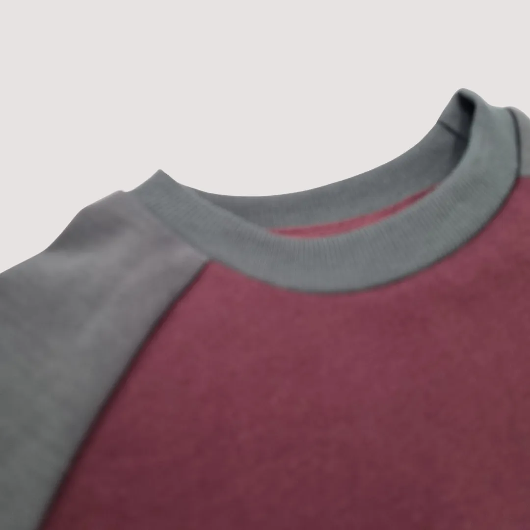 Best Friend  Organic Sweatshirt  Raglan  Claret