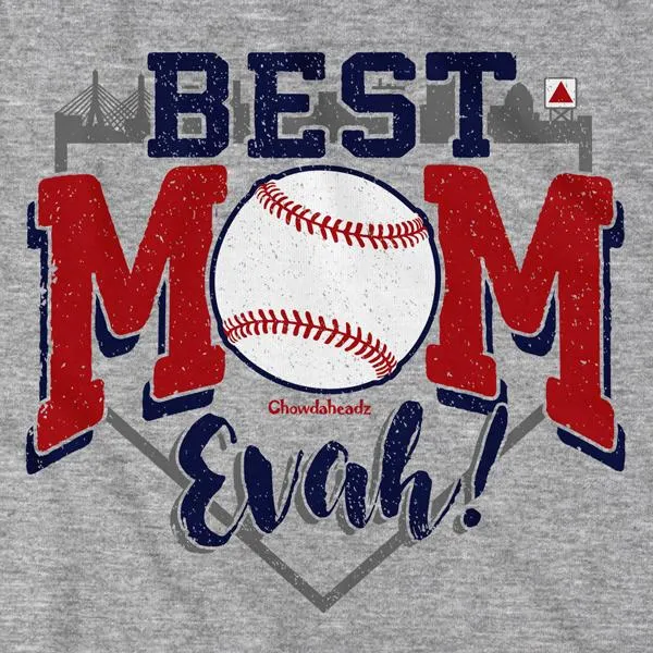 Best Mom Evah Baseball T-Shirt