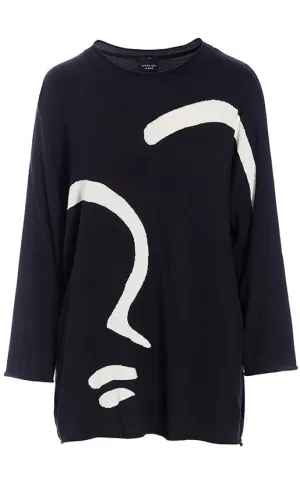 Bitte Kai Rand Bloom Knit Blouse With Face