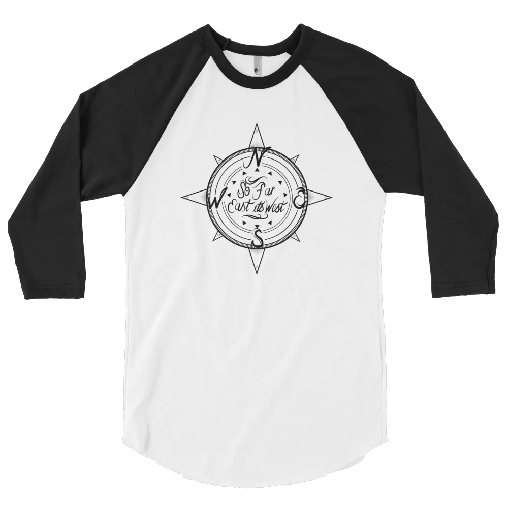 Black Compass Logo Raglan T-Shirt