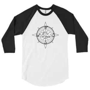 Black Compass Logo Raglan T-Shirt