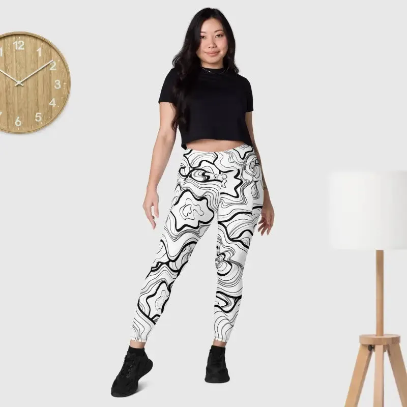 Black Fitness Leggings with Phone Pocket