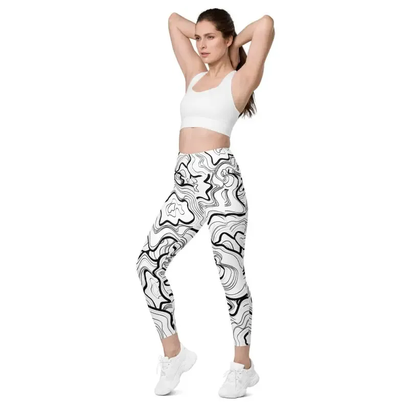 Black Fitness Leggings with Phone Pocket