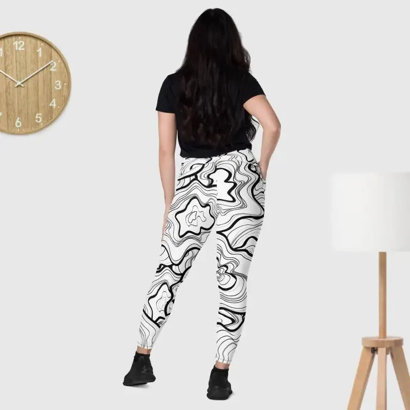 Black Fitness Leggings with Phone Pocket