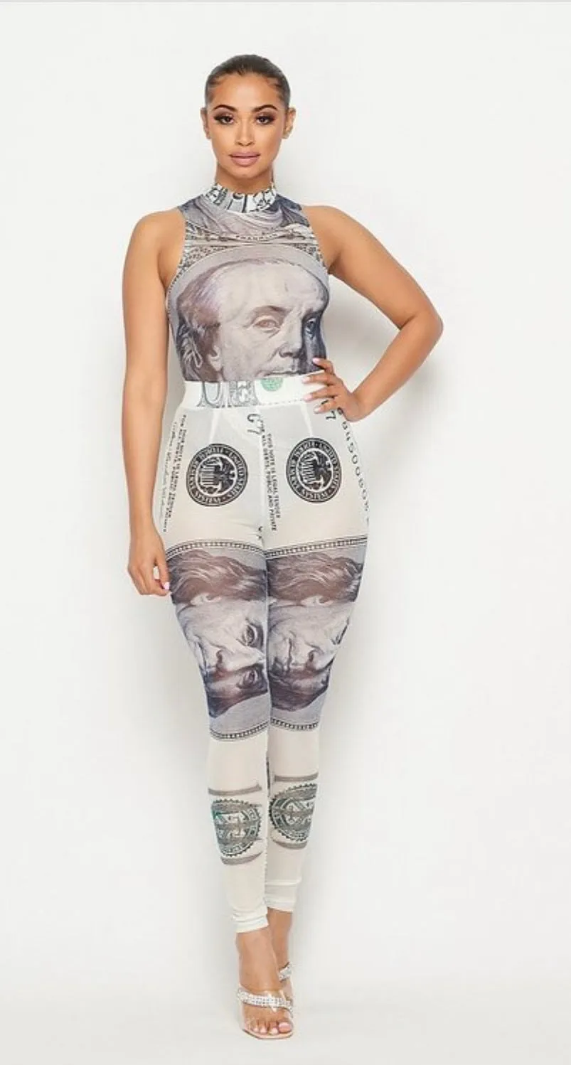 Body & Money Sheer Two Piece Set