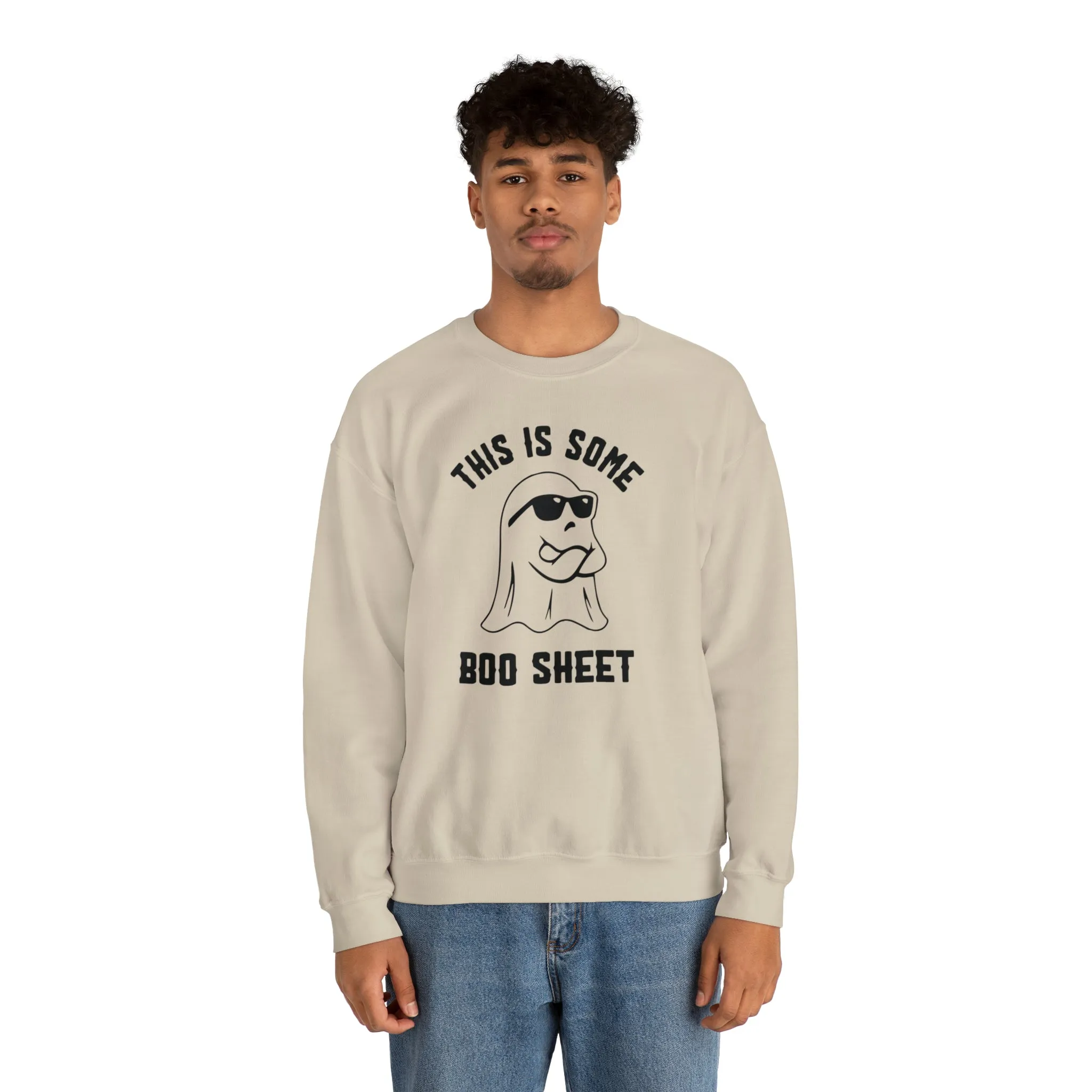 BOO SHEET CREWNECK SWEATSHIRT