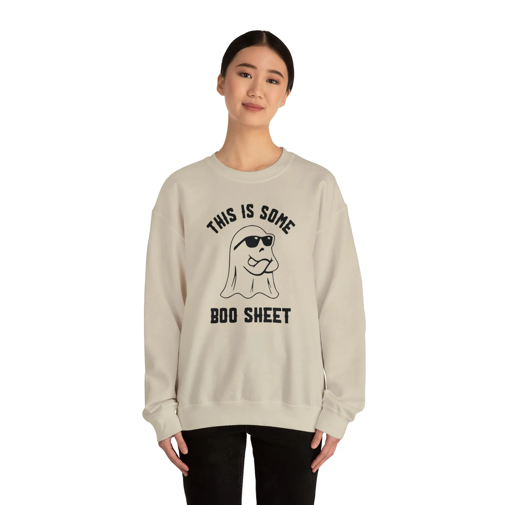 BOO SHEET CREWNECK SWEATSHIRT