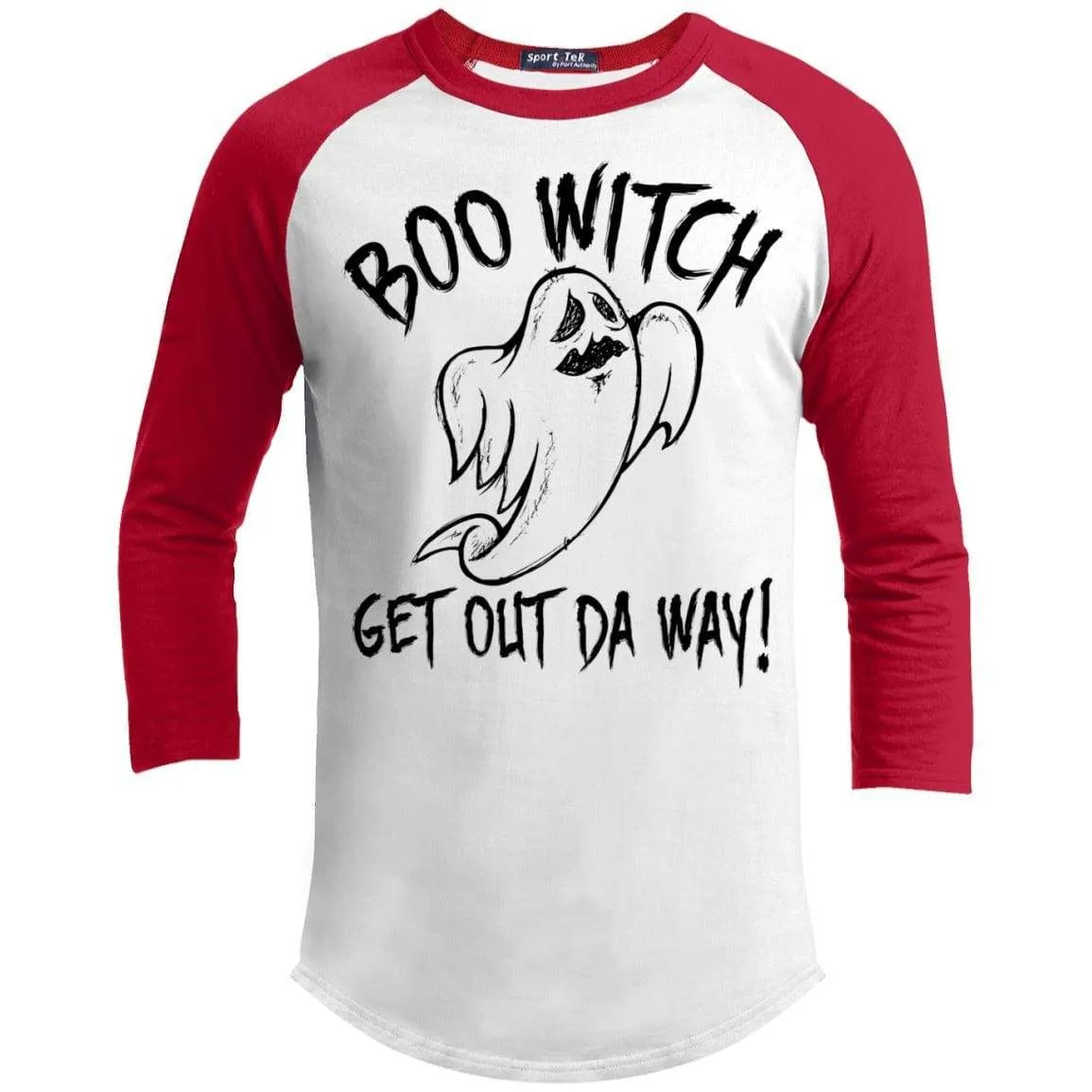 Boo Witch Get Out Da Way Raglan - Copy