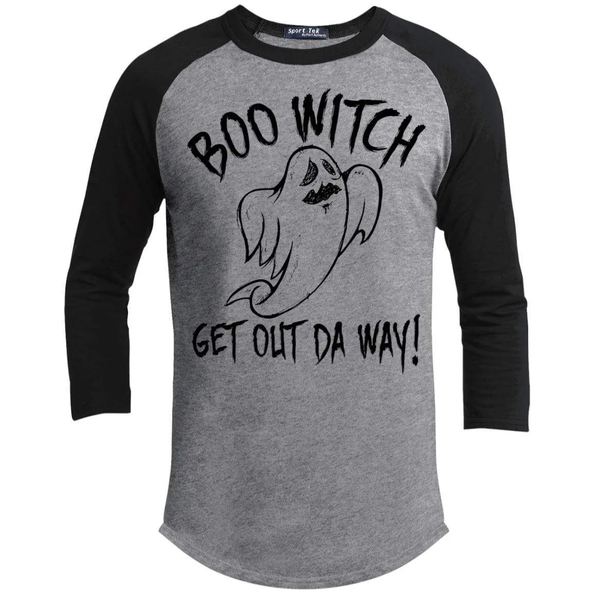 Boo Witch Get Out Da Way Raglan - Copy