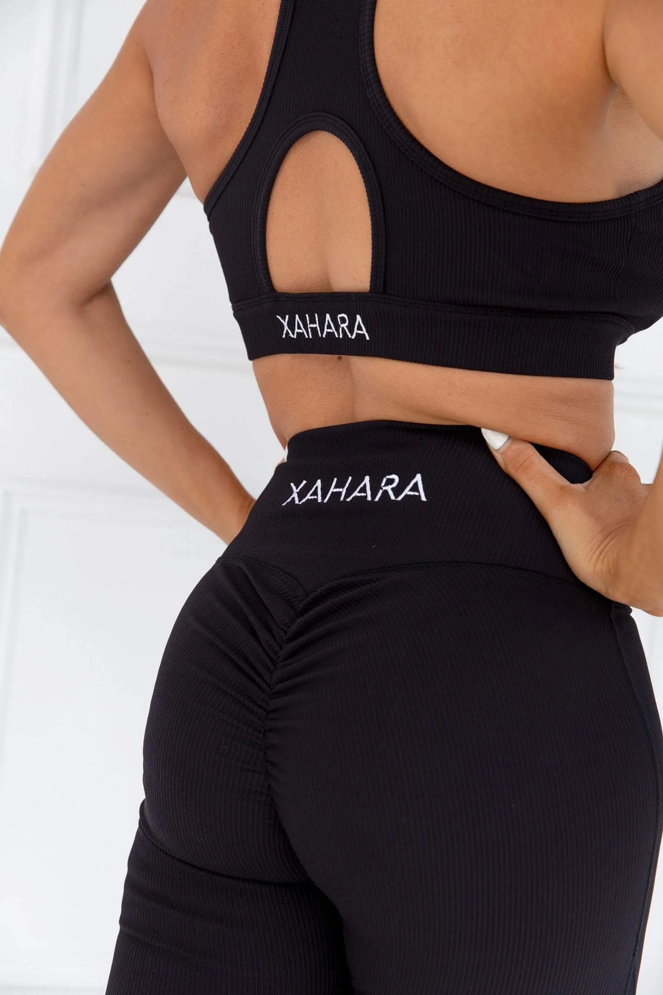 Bootylicious Black Ribbed Legging