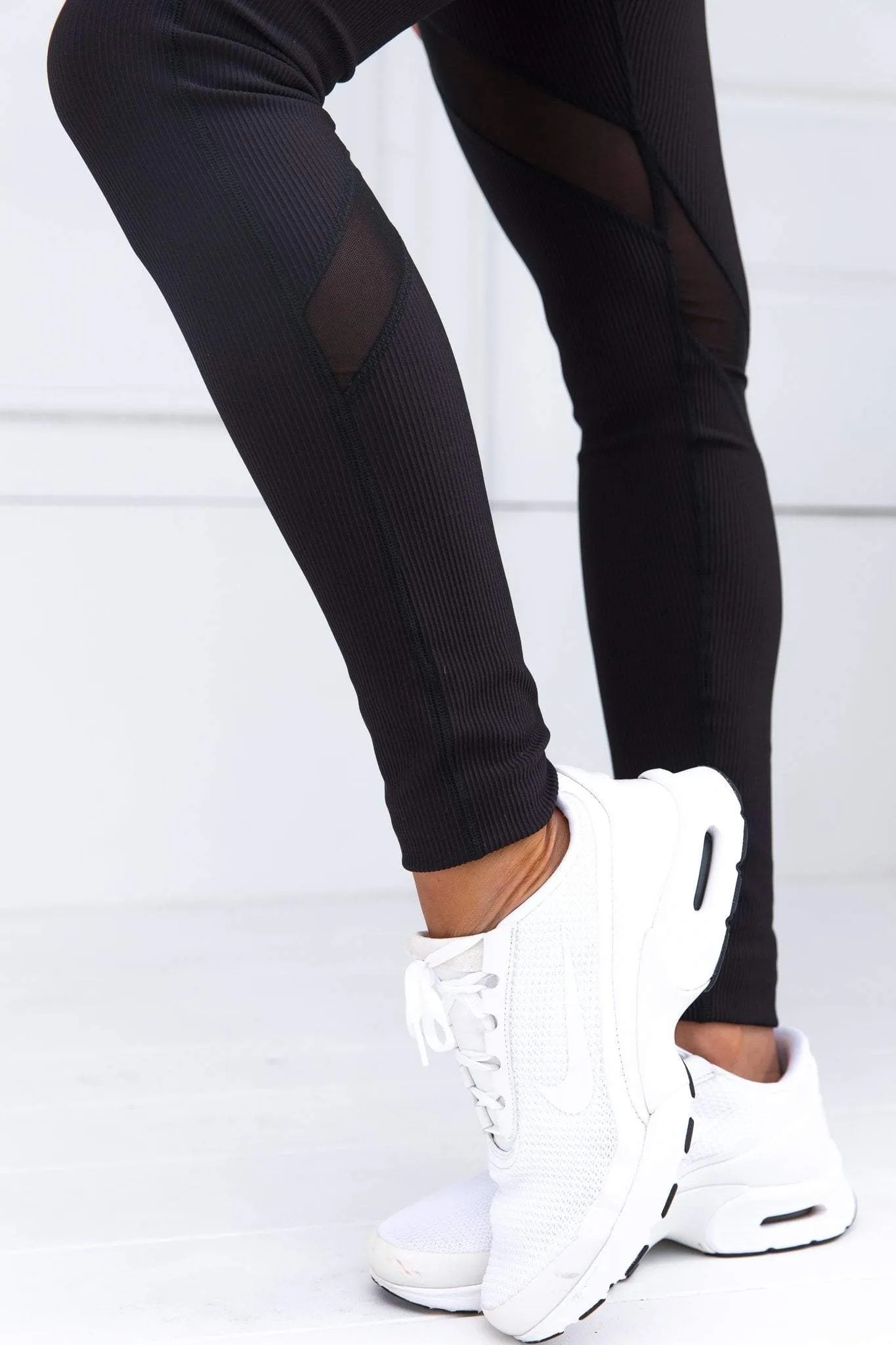 Bootylicious Black Ribbed Legging