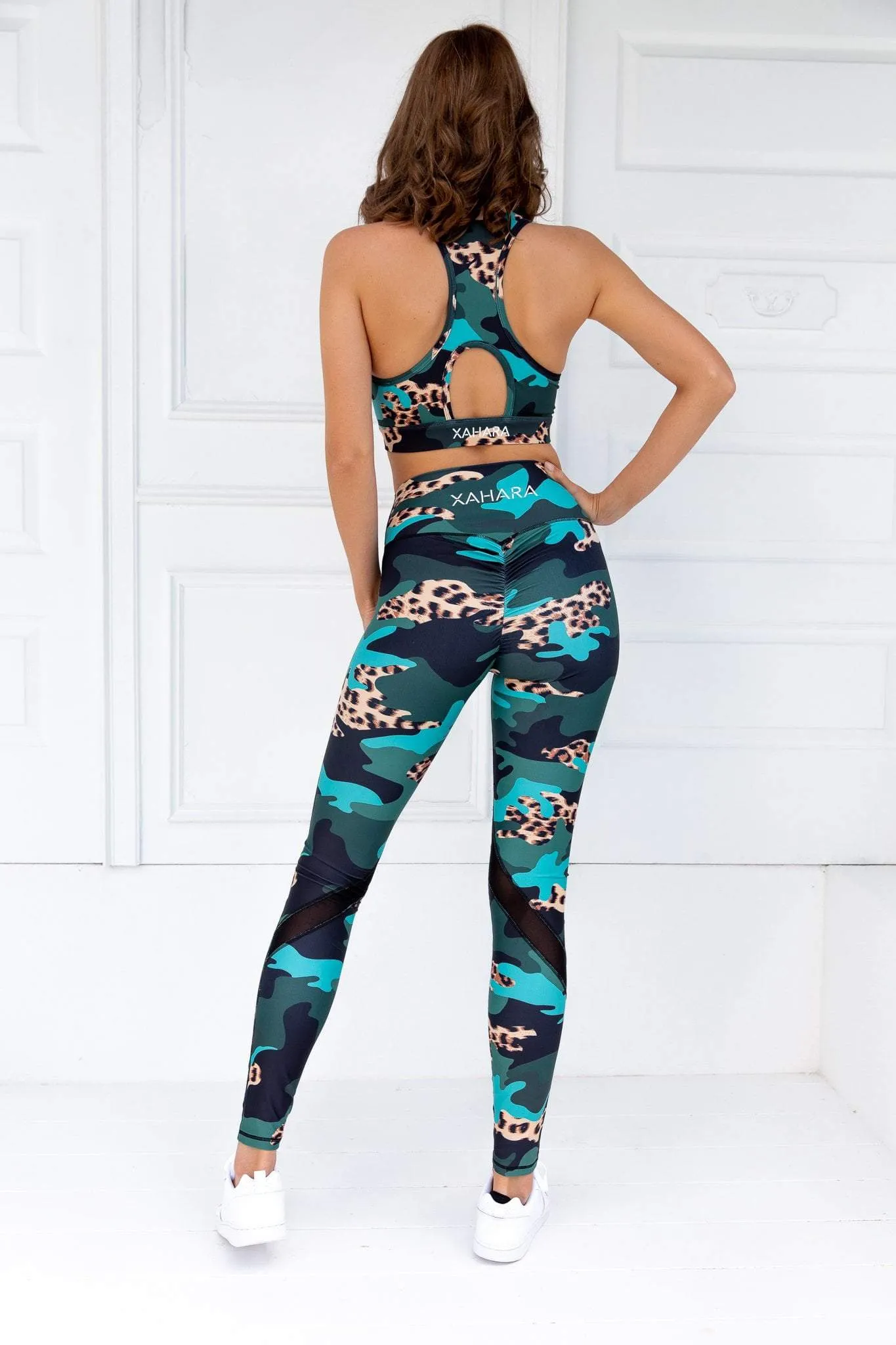 Bootylicious Khaki Leopard Camo Leggings