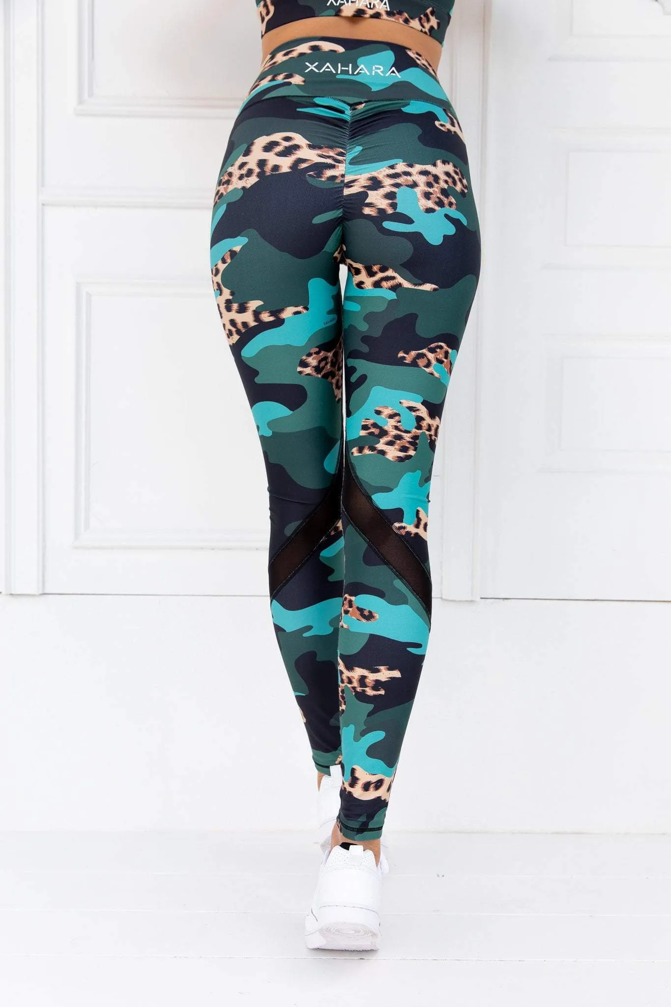 Bootylicious Khaki Leopard Camo Leggings