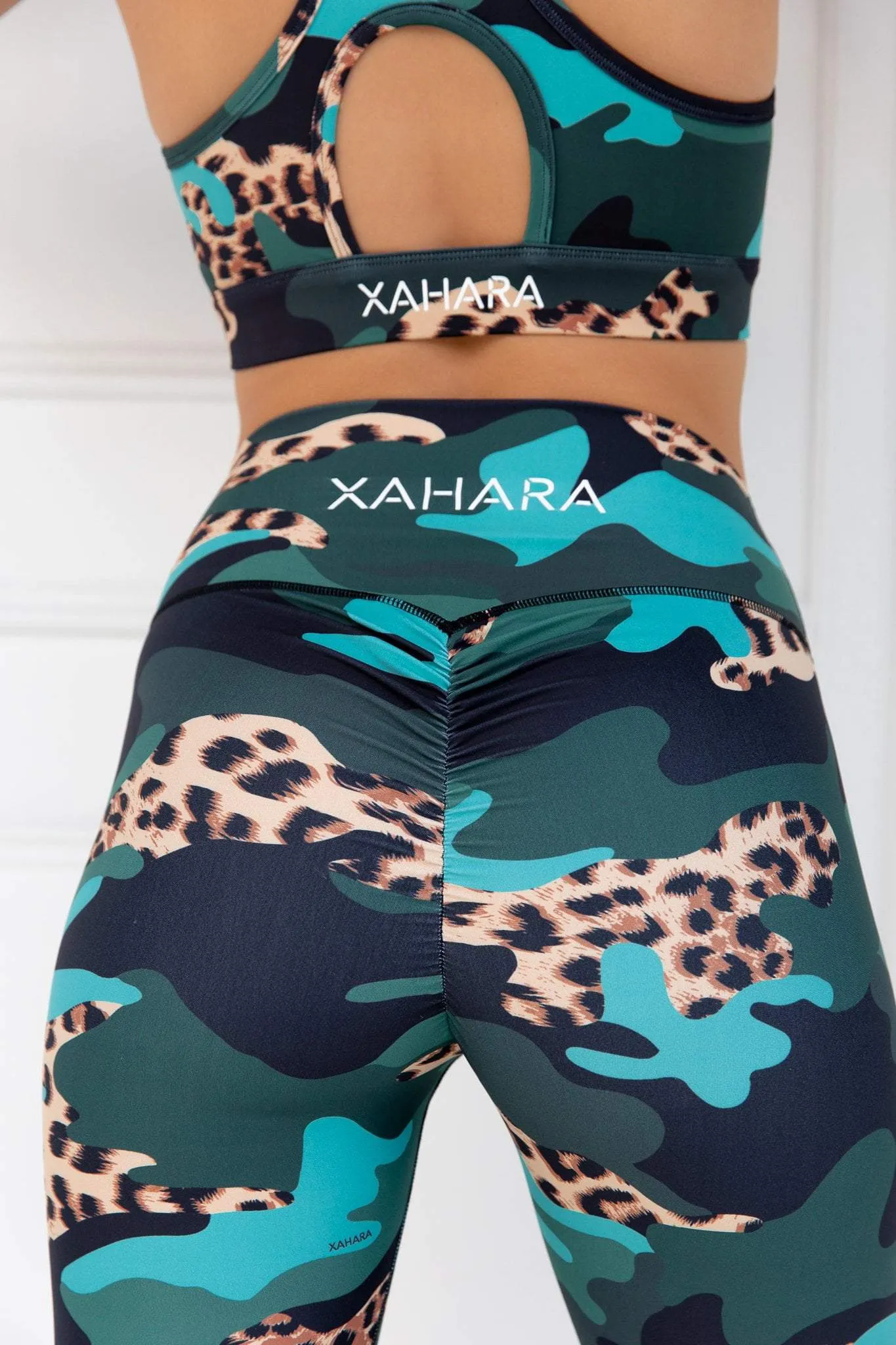 Bootylicious Khaki Leopard Camo Leggings
