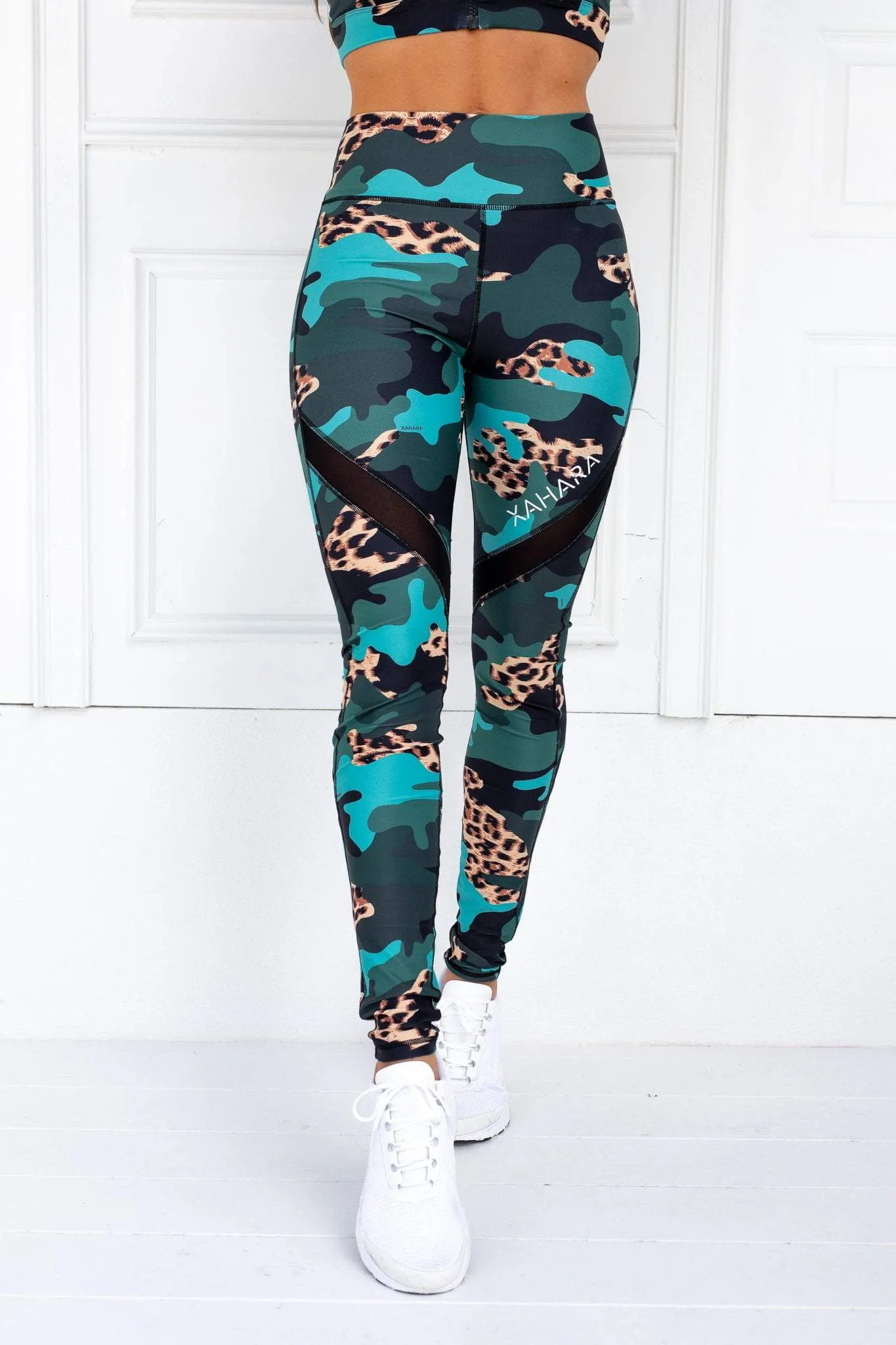 Bootylicious Khaki Leopard Camo Leggings