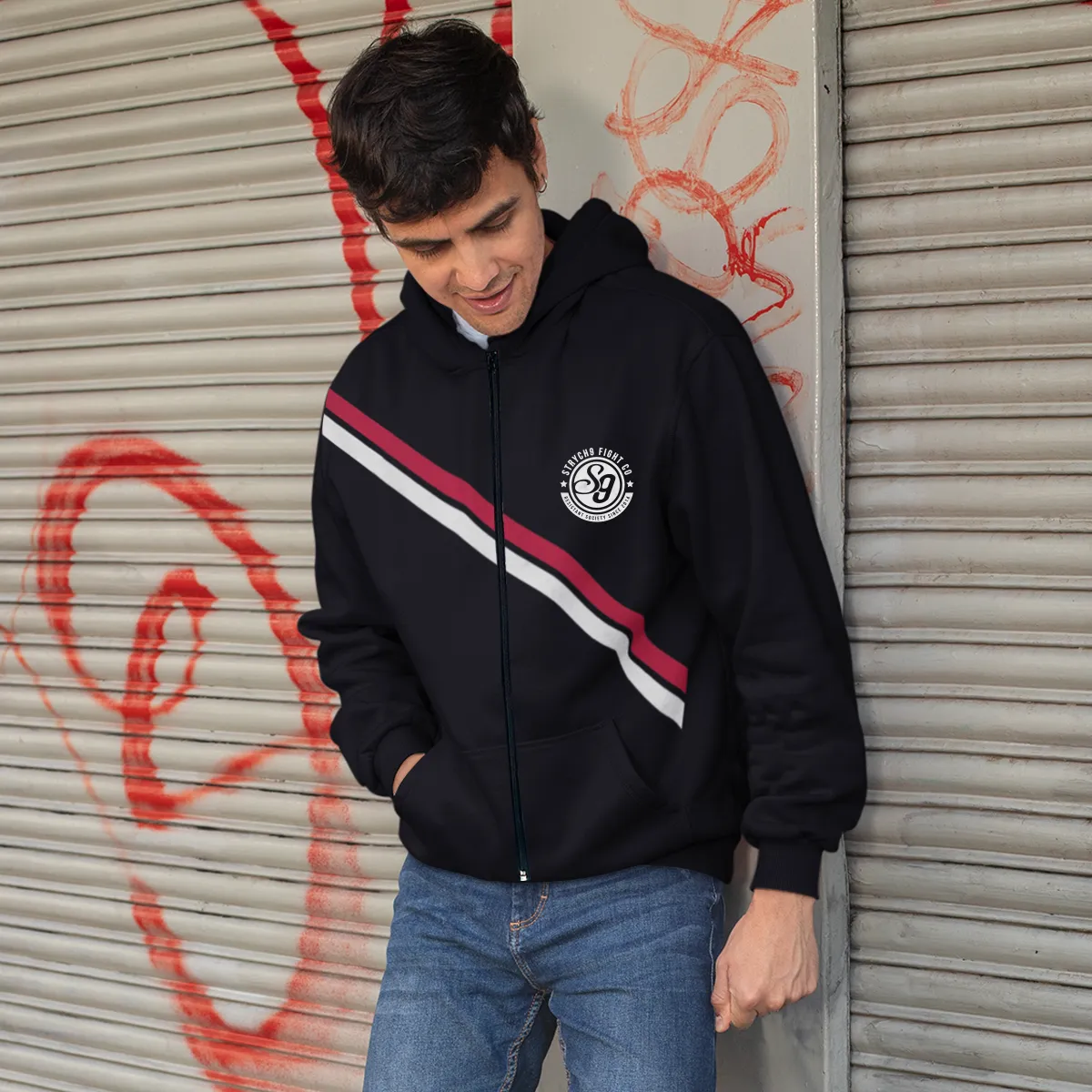 Born and Bred • All-Over Print Hooded Sweatshirt