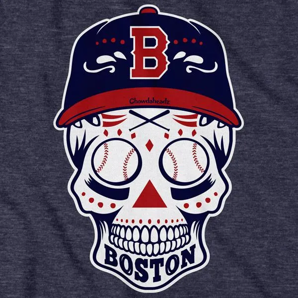 Boston Baseball Dead Head T-Shirt