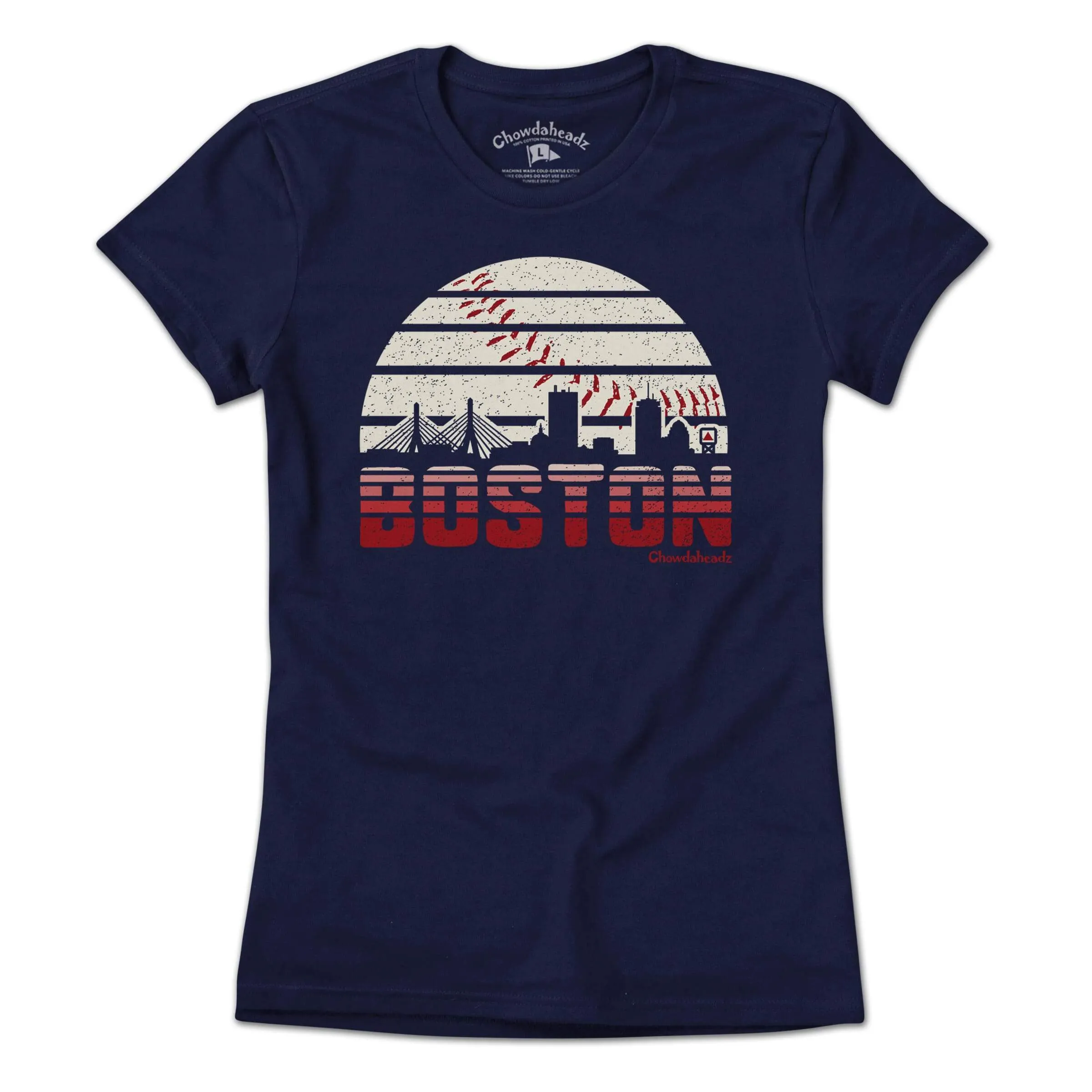 Boston Baseball Skyline T-Shirt