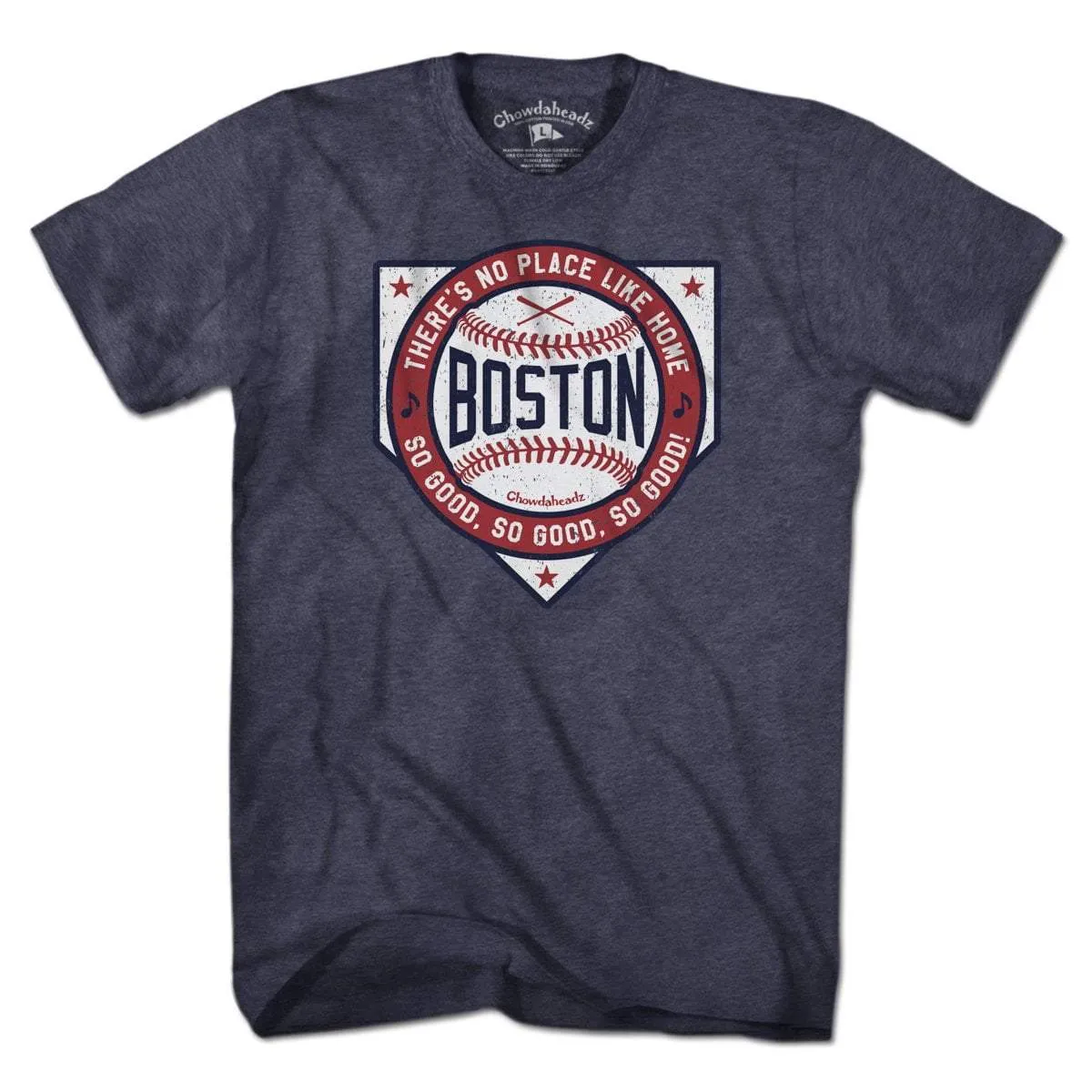 Boston There's No Place Like Home Baseball T-Shirt