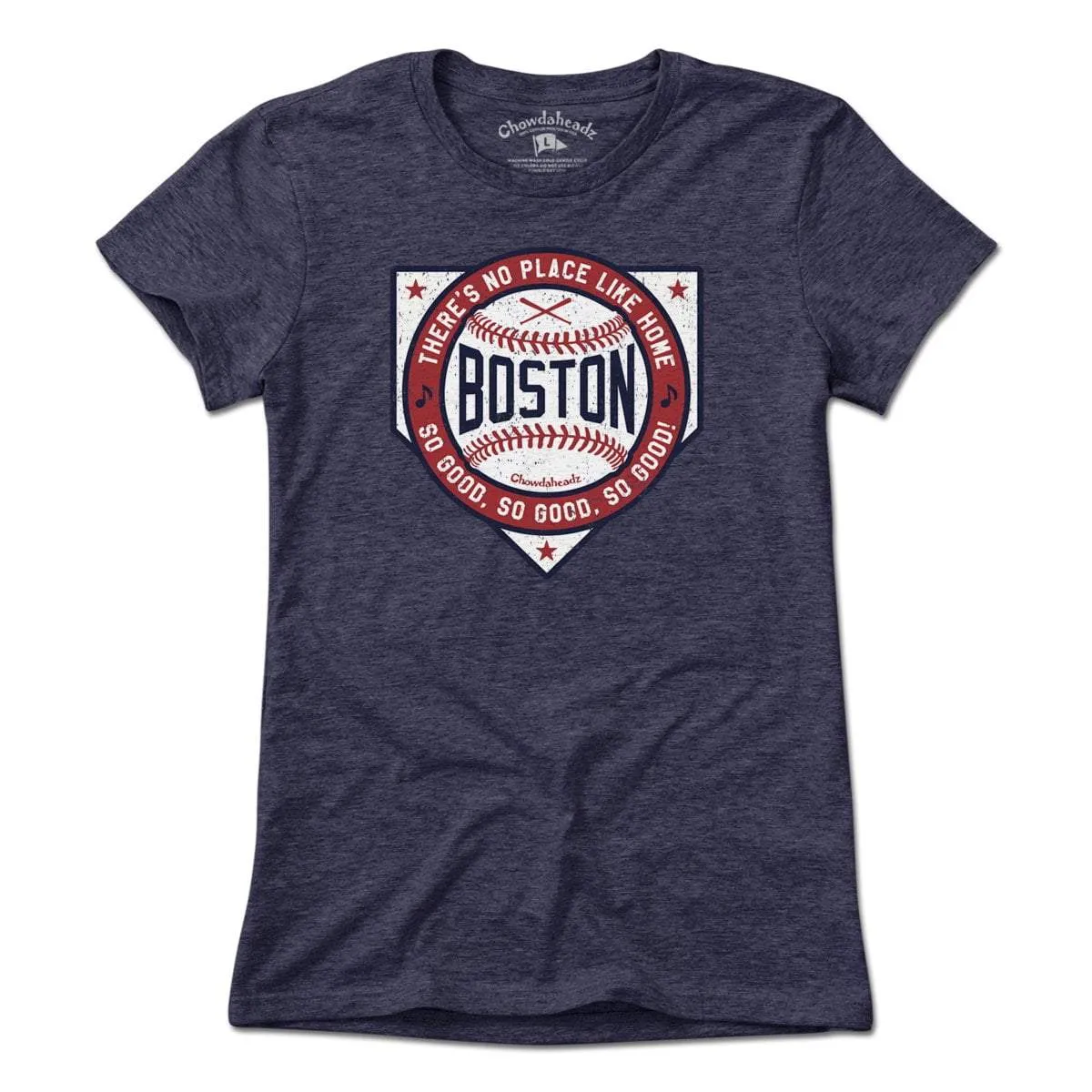 Boston There's No Place Like Home Baseball T-Shirt
