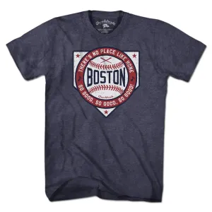 Boston There's No Place Like Home Baseball T-Shirt