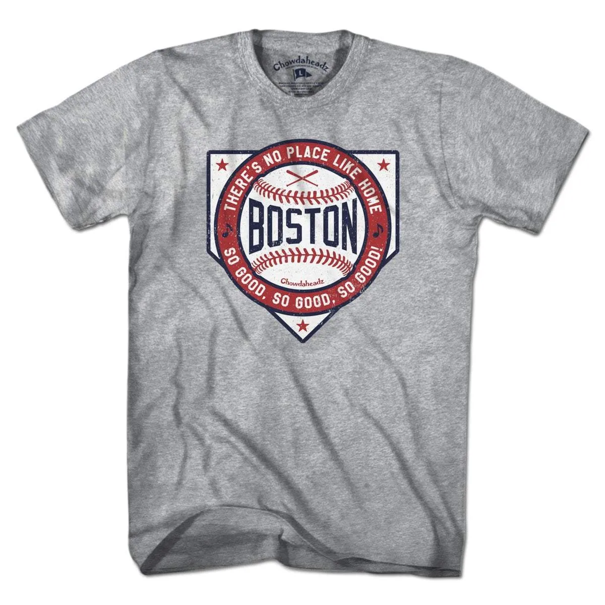 Boston There's No Place Like Home Baseball T-Shirt