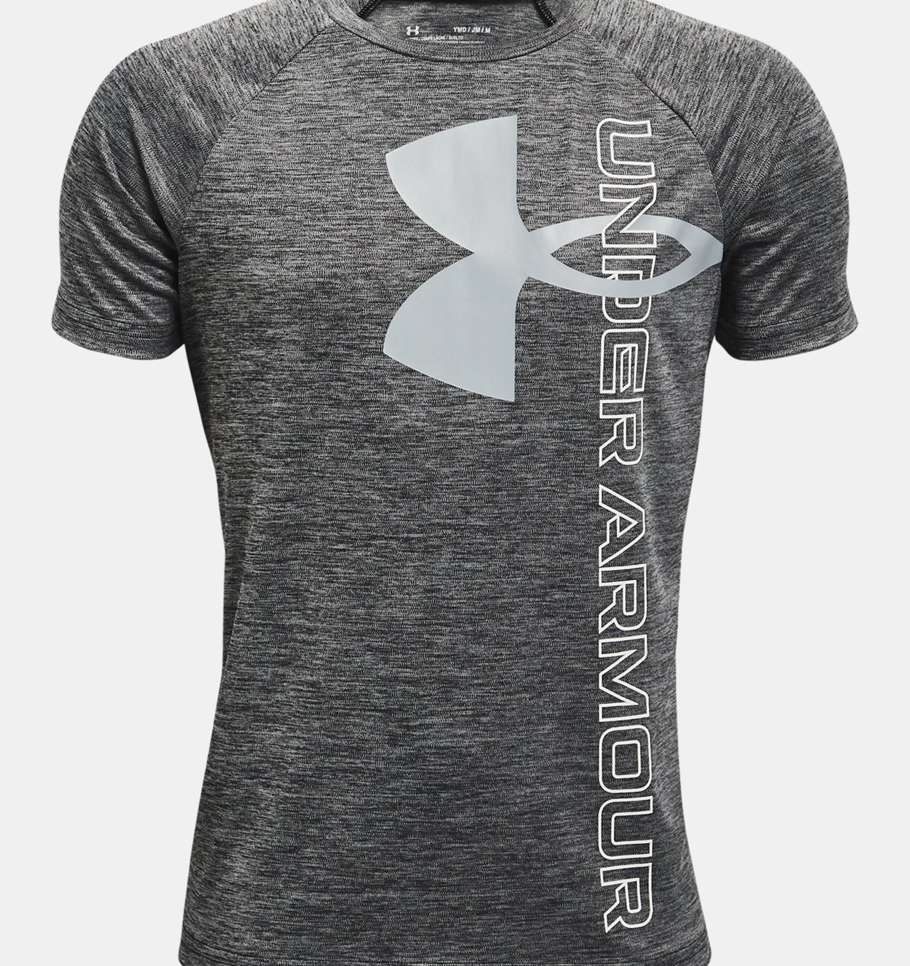 Boys' Tech Split Logo Hybrid Short Sleeve