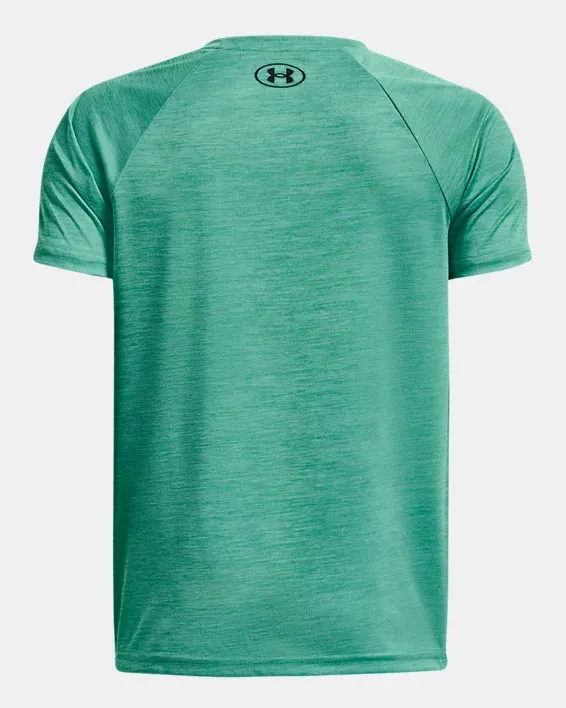 Boys' Tech Split Logo Hybrid Short Sleeve