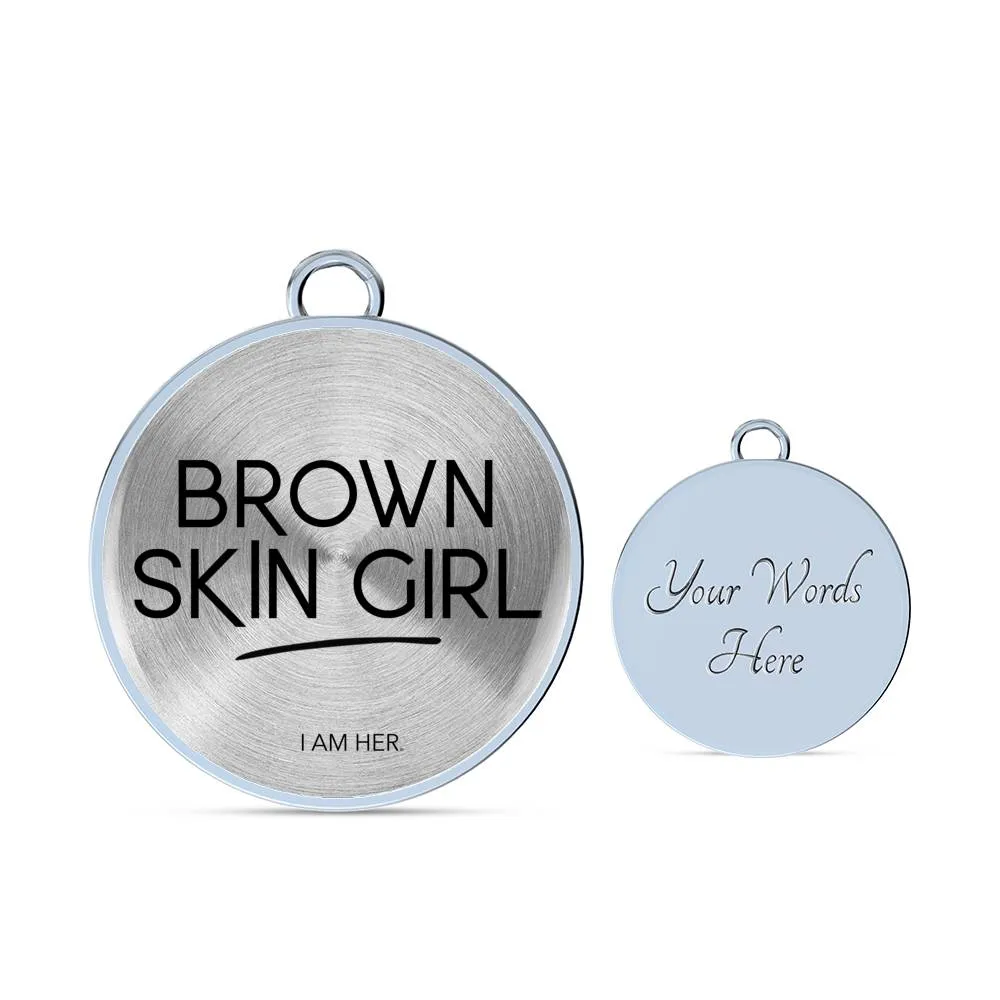 Brown Skin Girl - Women's Bangle Bracelet