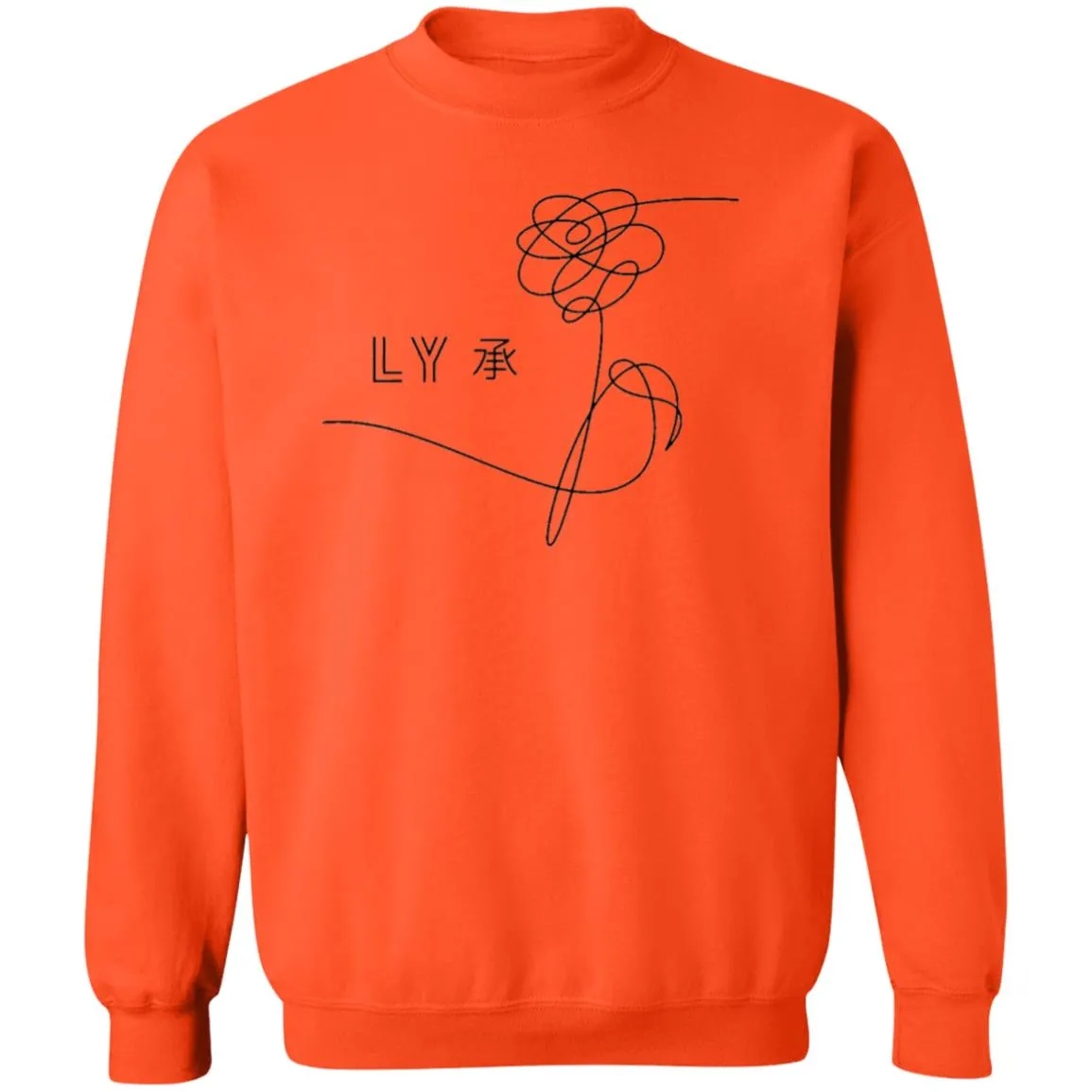 BTS Love Yourself Crewneck Pullover Sweatshirt