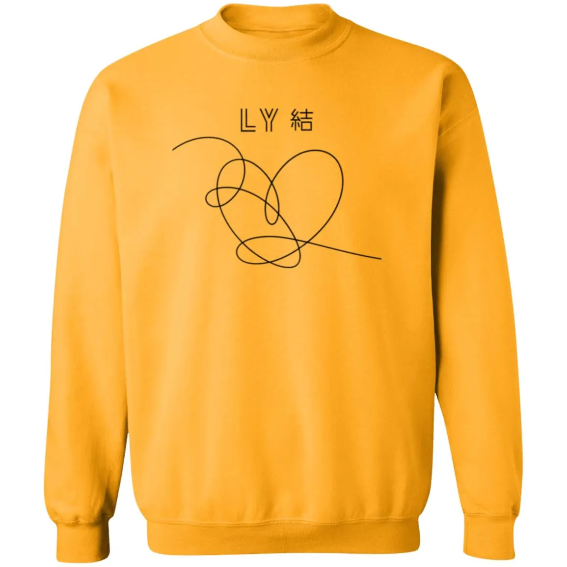 BTS Love Yourself Crewneck Pullover Sweatshirt