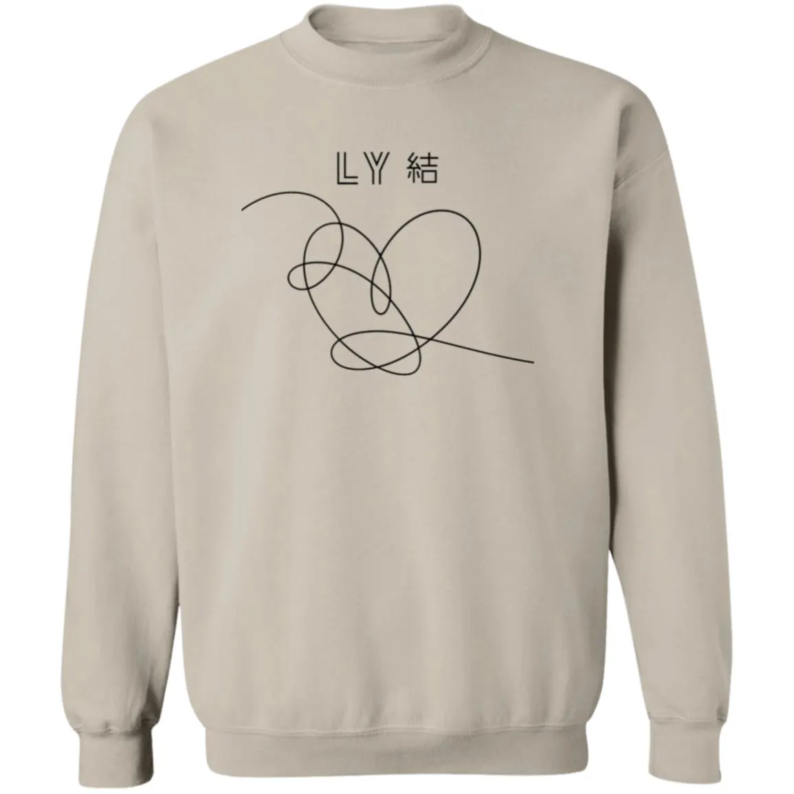 BTS Love Yourself Crewneck Pullover Sweatshirt