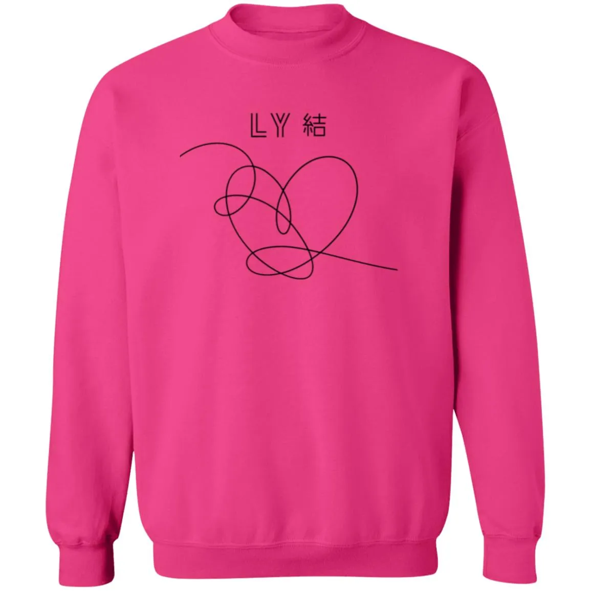 BTS Love Yourself Crewneck Pullover Sweatshirt