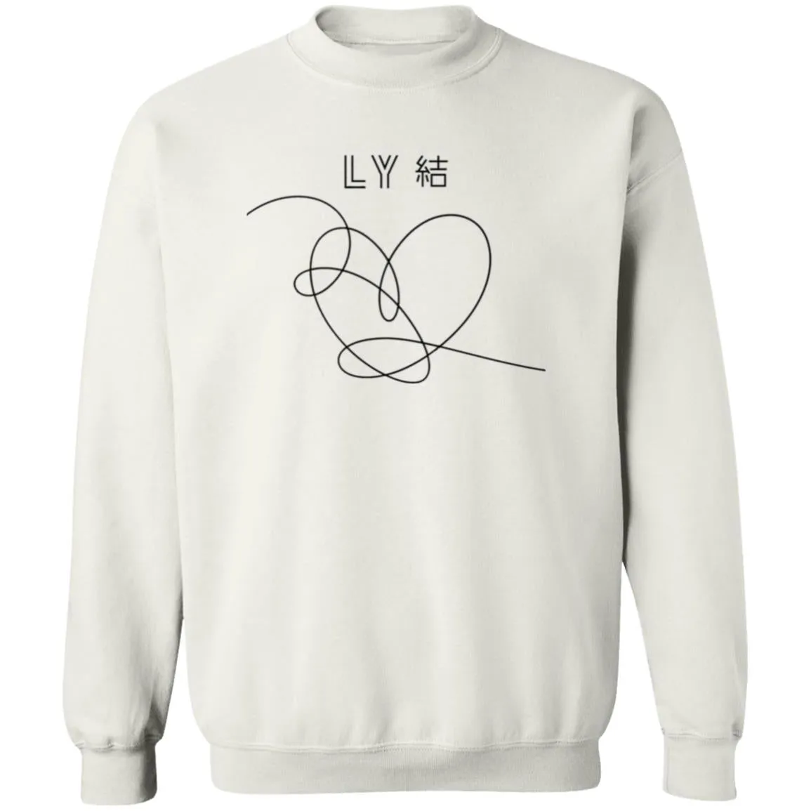 BTS Love Yourself Crewneck Pullover Sweatshirt