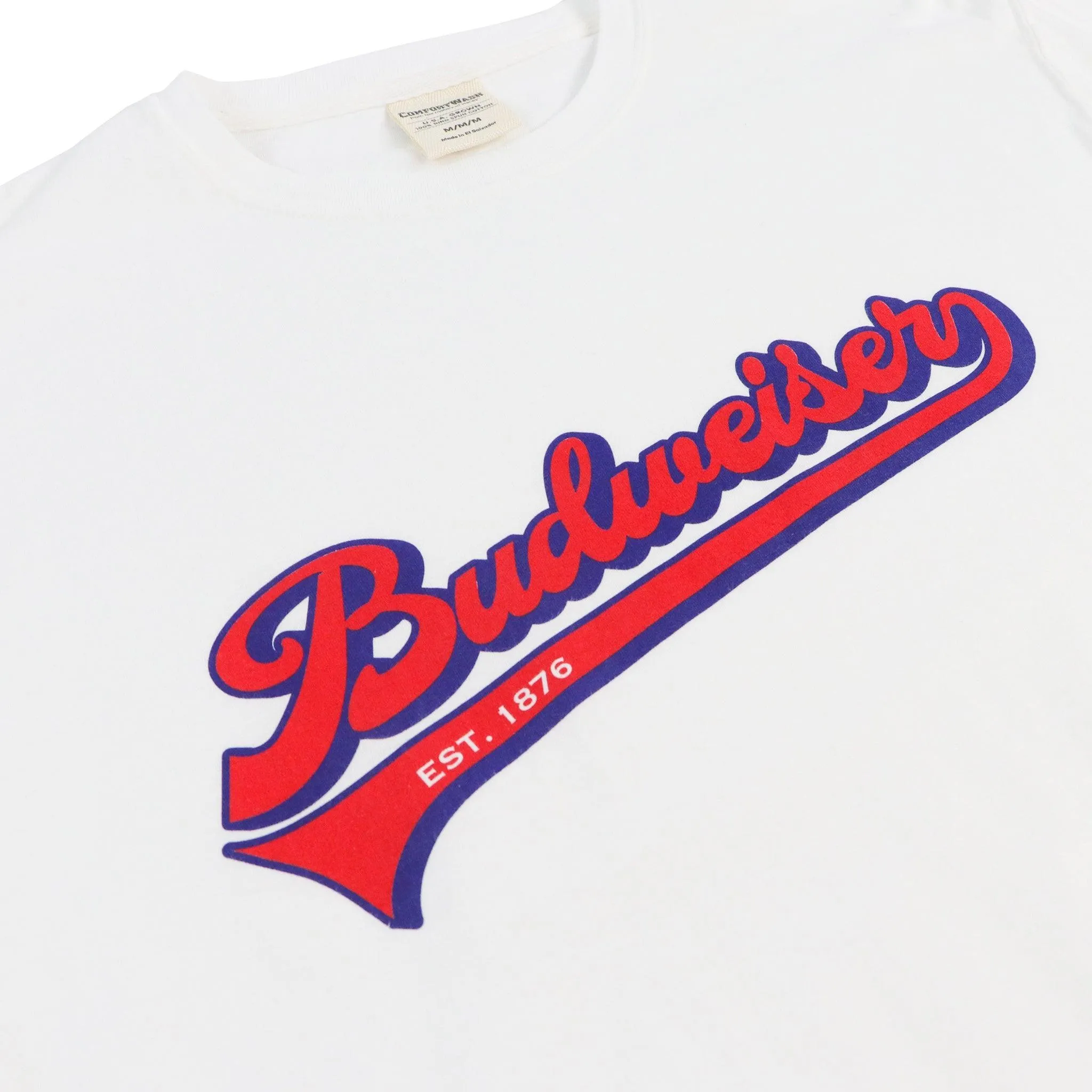 Budweiser Vintage Baseball T Shirt