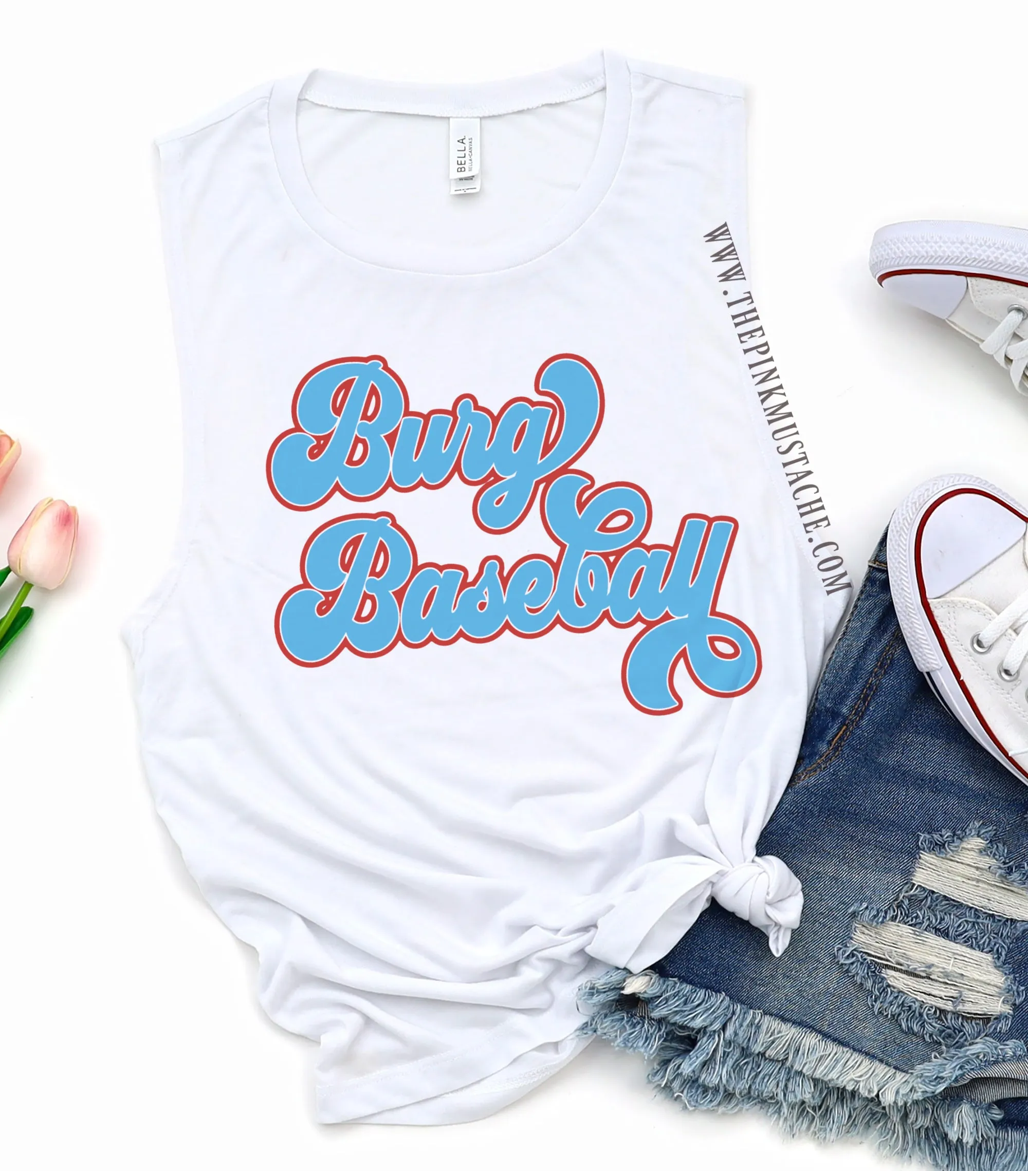 Burg Baseball Bella Muscle Tank