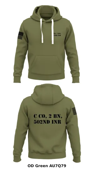 C co, 2 Bn, 52nd INR  Store 1  Core Men's Hooded Performance Sweatshirt - AU7Q79