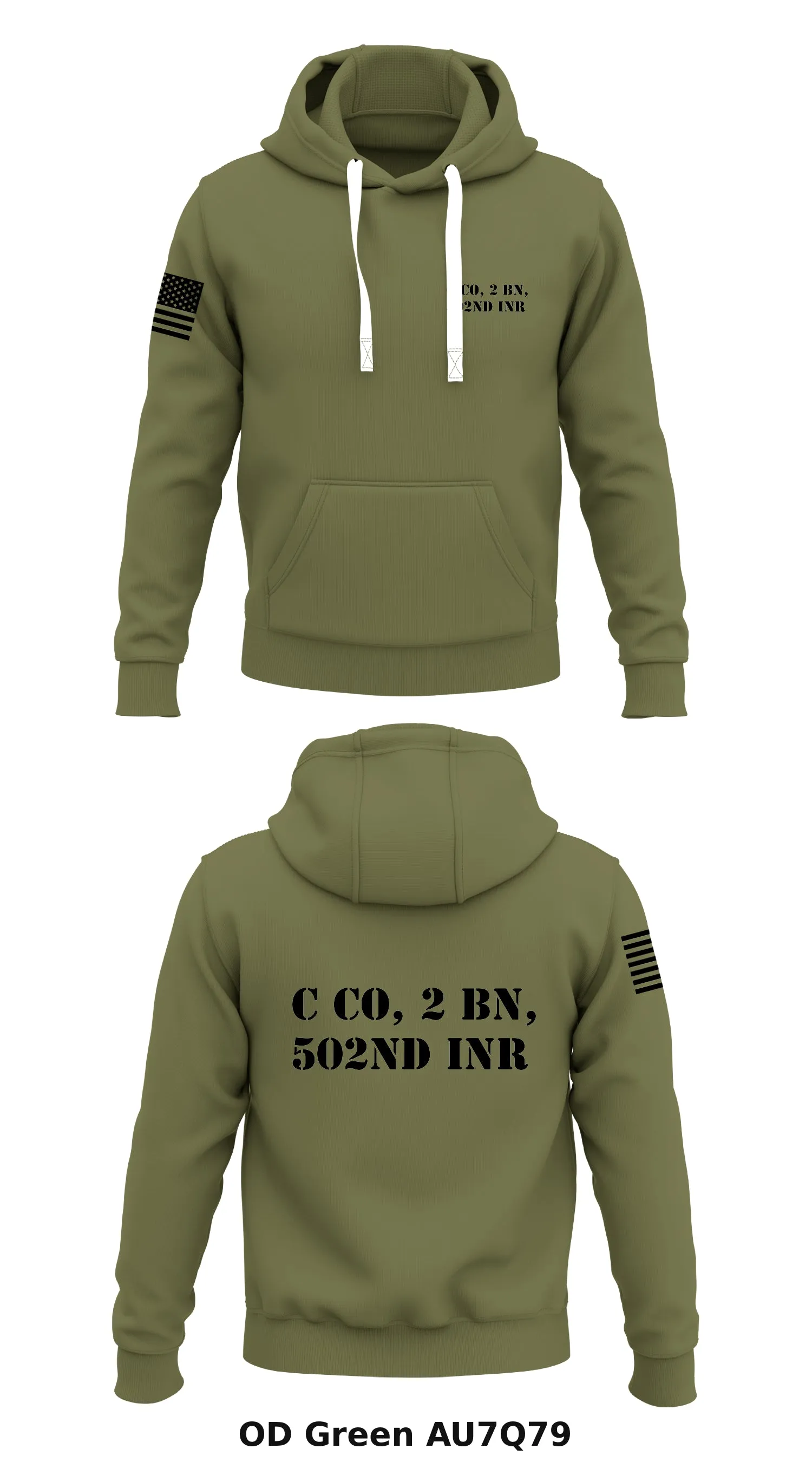 C co, 2 Bn, 52nd INR  Store 1  Core Men's Hooded Performance Sweatshirt - AU7Q79