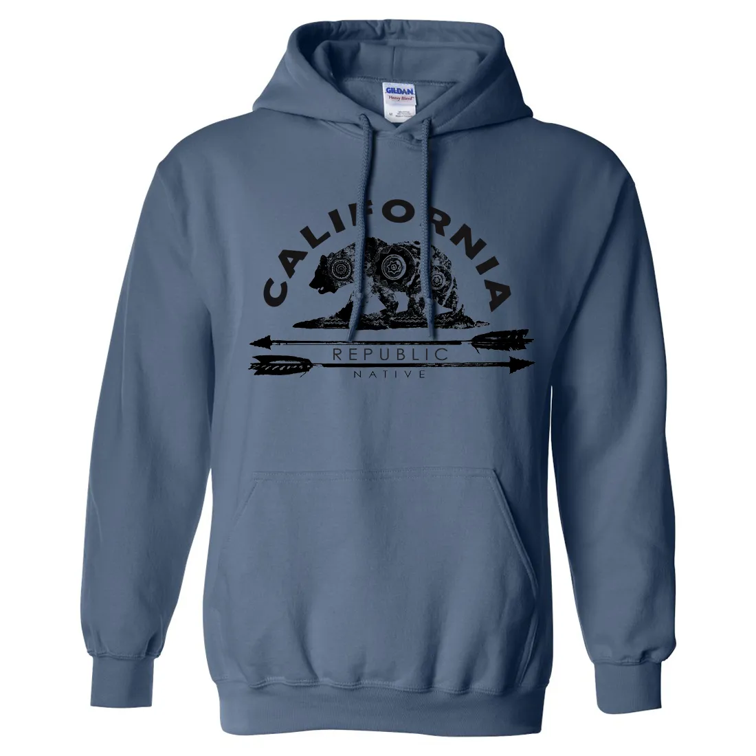 California Arrow Bear Sweatshirt Hoodie