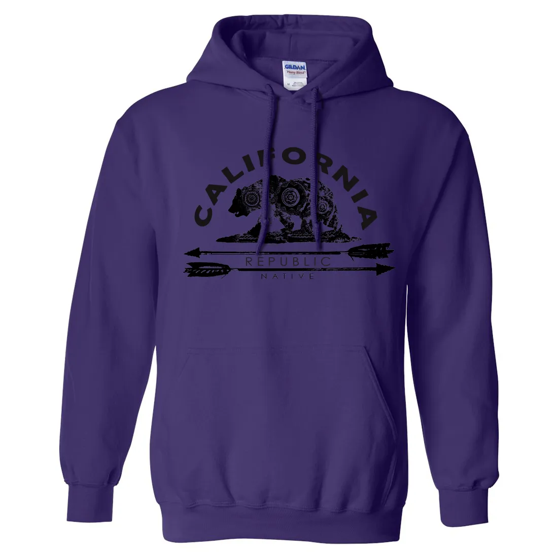 California Arrow Bear Sweatshirt Hoodie