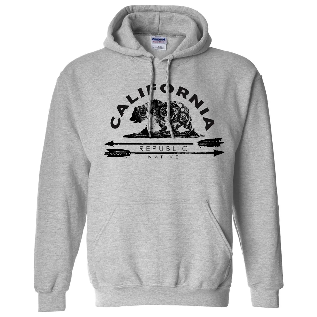 California Arrow Bear Sweatshirt Hoodie