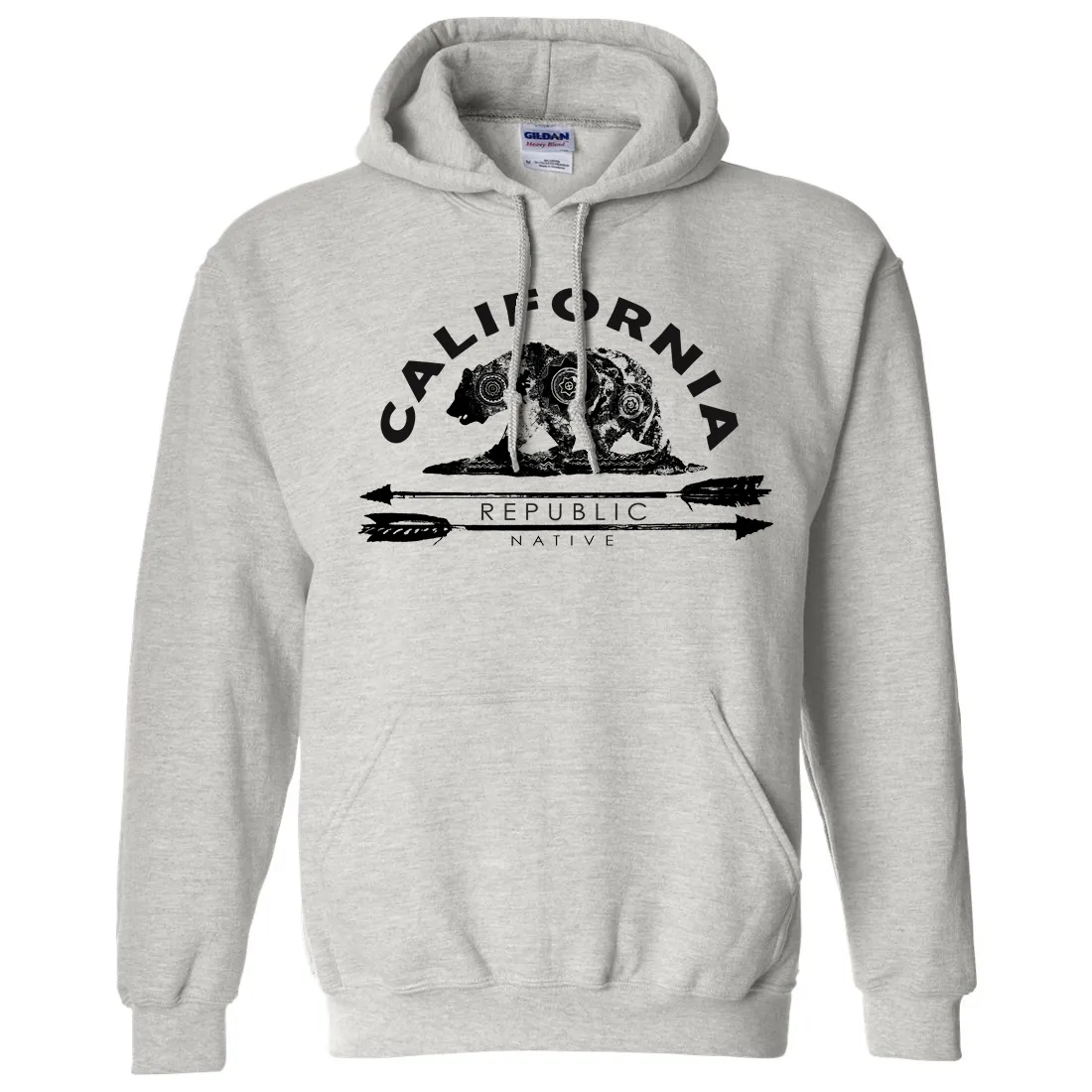California Arrow Bear Sweatshirt Hoodie