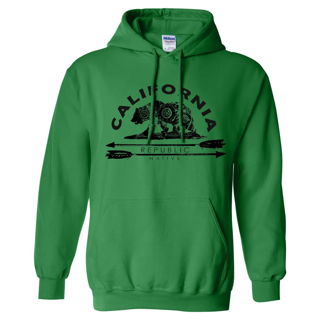 California Arrow Bear Sweatshirt Hoodie