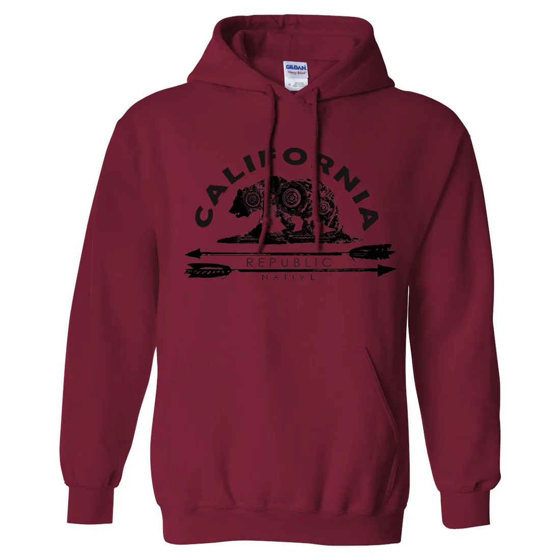 California Arrow Bear Sweatshirt Hoodie