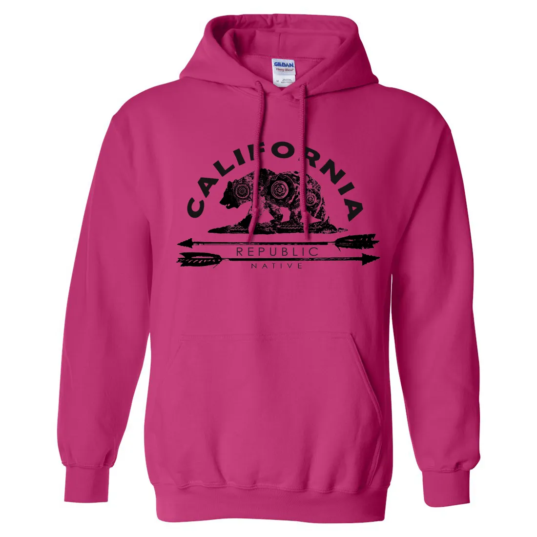 California Arrow Bear Sweatshirt Hoodie