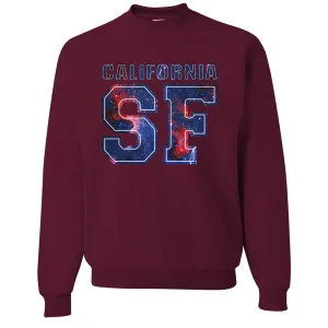 California SF Nebula Crewneck Sweatshirt
