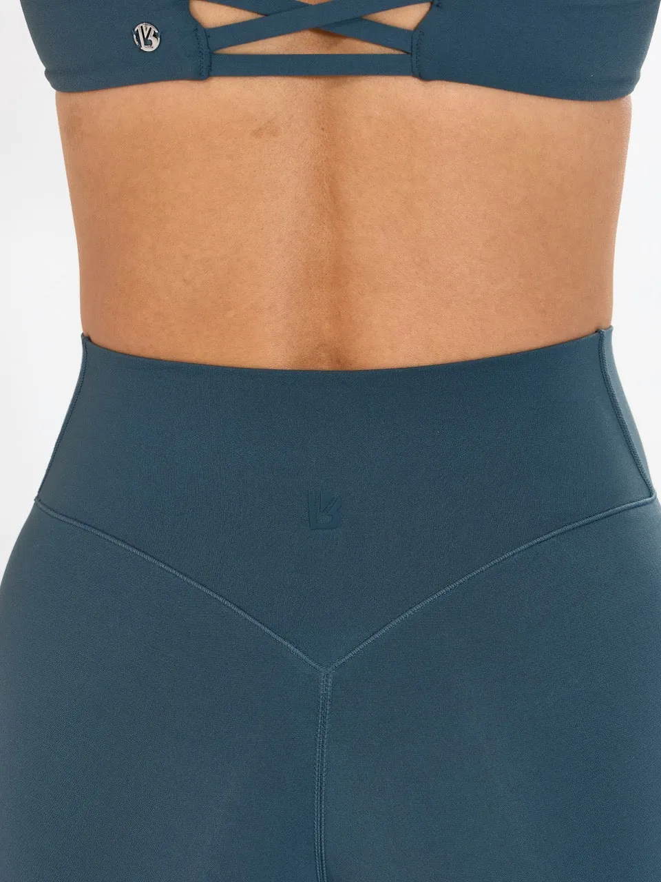 Candid Cross Waist Legging - Enchanted Teal