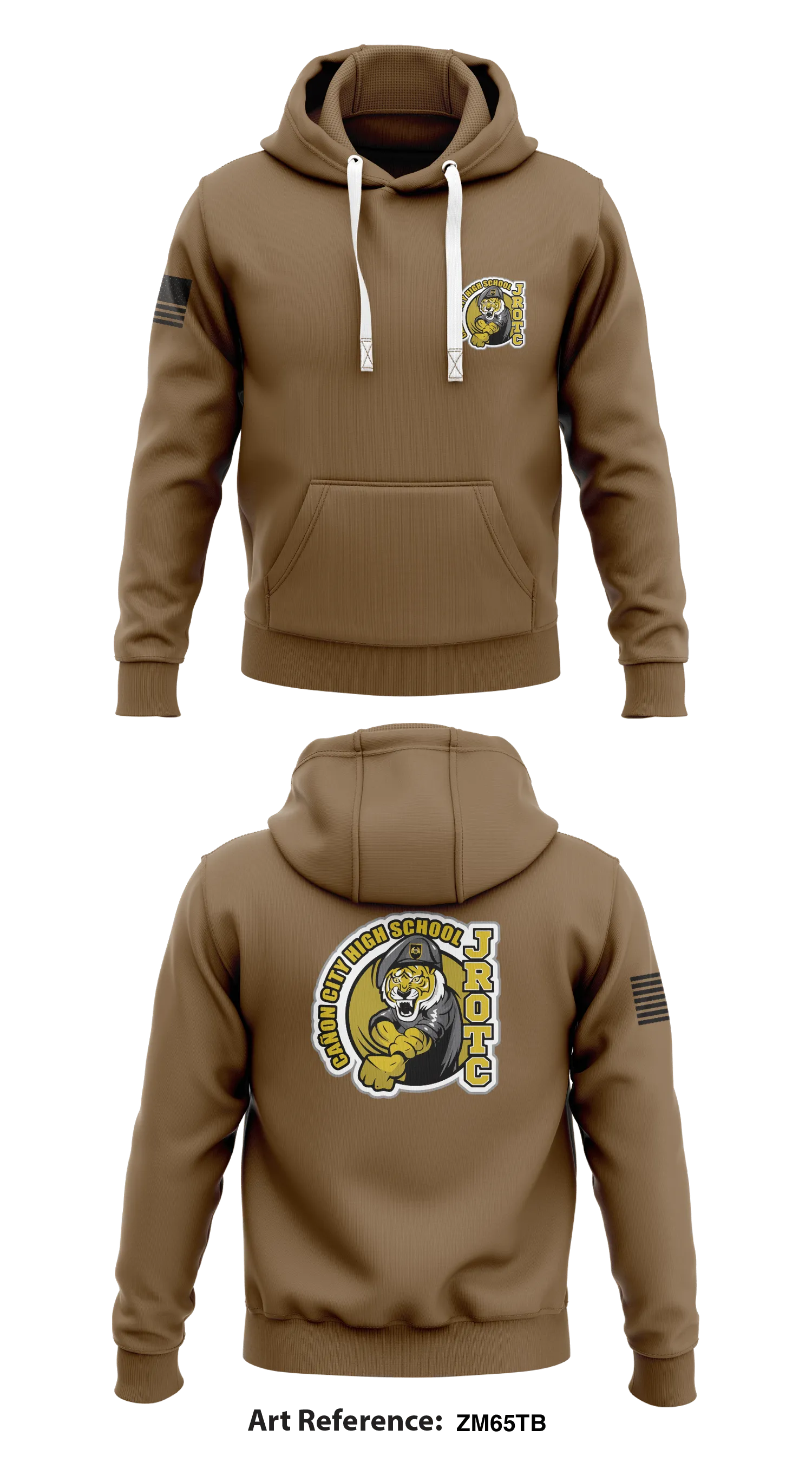 Canon City High School JROTC Store 1  Core Men's Hooded Performance Sweatshirt - ZM65tb