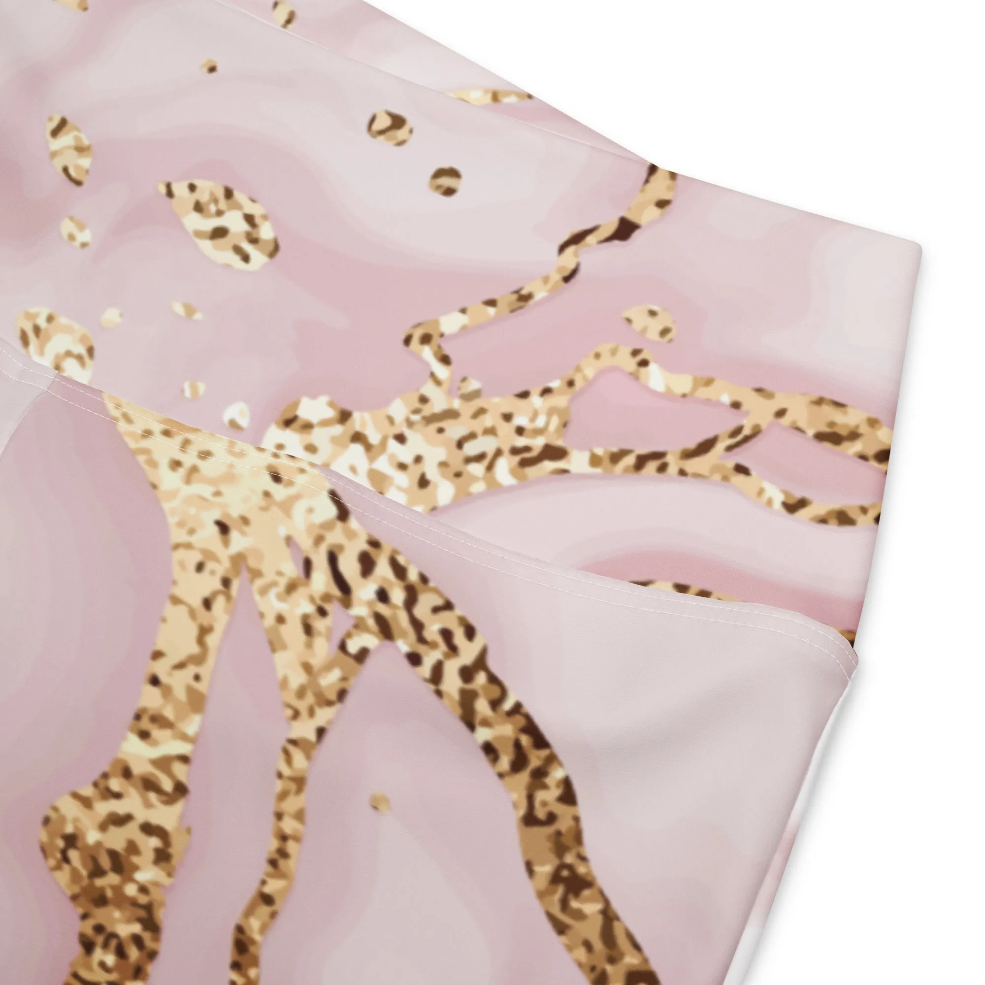 Champagne Swirl Flare leggings